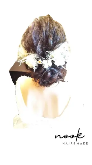 ヘアアレンジ hair&make nookのヘアスタイル