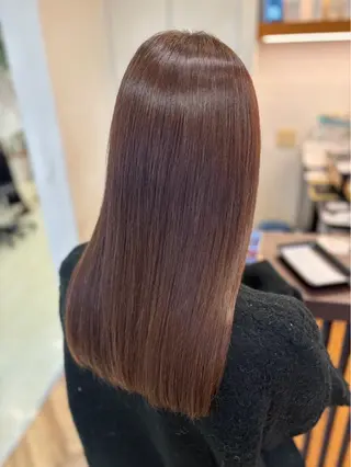 ロング カラー 艶カラー✨ 河津さくらのヘアスタイル