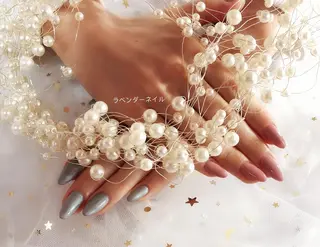 ネイル ラベンダー💖日暮里 ルル💖ネイルのネイルデザイン