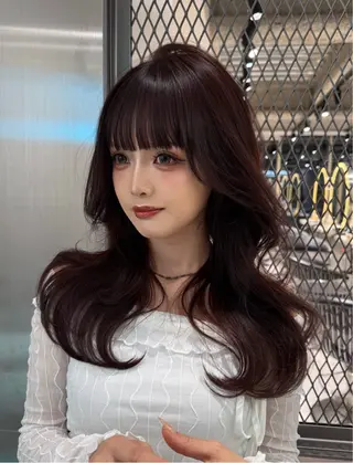 ロング 縮毛矯正/髪質改善 🌟本郷壮一郎のヘアスタイル