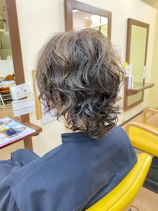 ショート カラー パーマ 寺澤 🌈祐のヘアスタイル