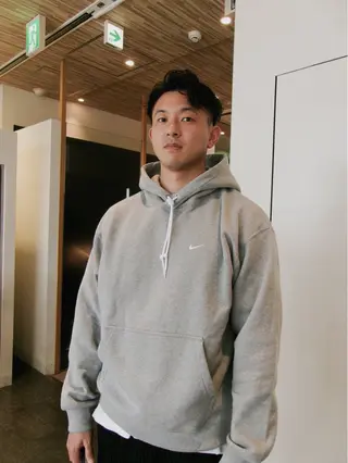 ショート パーマ メンズ 原宿↔︎浦和　美容師 折笠　亮のヘアスタイル