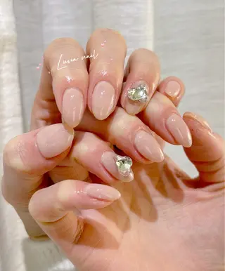 ネイル 🎀Luvia ワンホンネイル💫のネイルデザイン