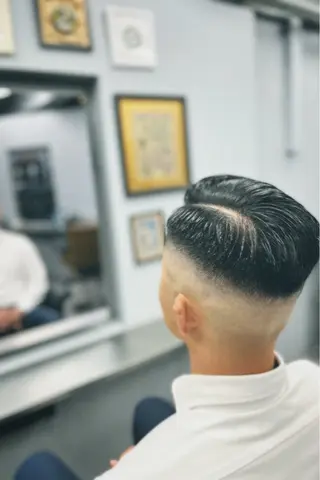 ショート メンズ 池袋メンズパーマ フェード純平のヘアスタイル