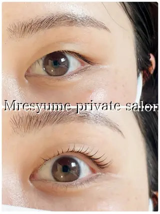 マツエク・マツパ Mresyume MAYUのマツエク・マツパデザイン