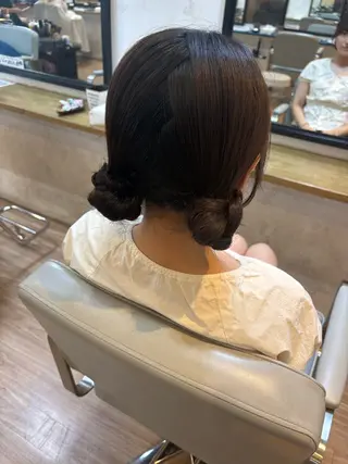 ヘアアレンジ 韓国ヘアー🇰🇷 MIWAのヘアスタイル