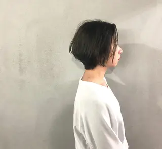 ショート カラー ショート/ボブ/ 白髪染め/メンズ葛西のヘアスタイル