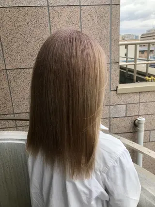 ミディアム カラーアンドケアリタ kitamuuuのヘアスタイル