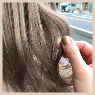 セミロング カラー * 透明感カラー c h i h o *のヘアスタイル
