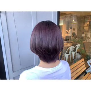 ショート カラー ツキダテ ユイのヘアスタイル