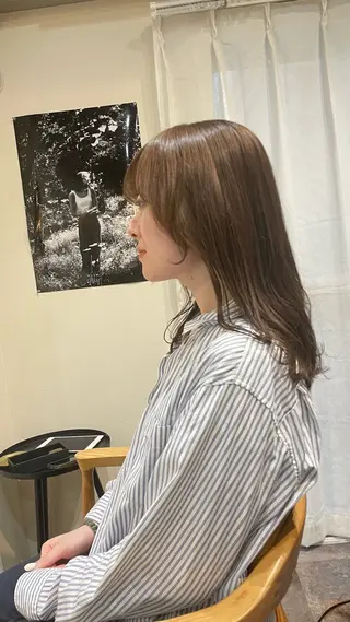 セミロング カラー 鎌田卓也/髪質改善 /透明感カラーのヘアスタイル