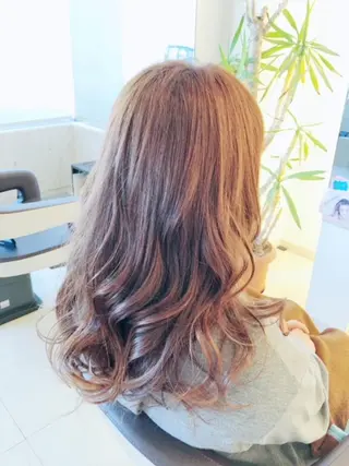 ロング カラー ヘアアレンジ COEUR🌟 TOMOYAのヘアスタイル