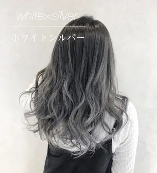 セミロング カラー 🦋シールエクステ /韓国/リアラ🦋のヘアスタイル