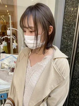 ミディアム カラー マンツーマン半個室 tamuraのヘアスタイル