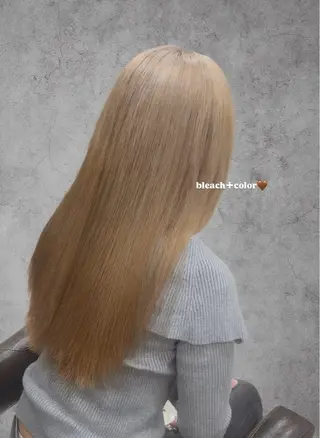 ロング カラー ハイトーン/トレンド 杏🎀ོのヘアスタイル