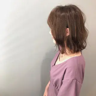 ミディアム カラー 美髪専門サロン kazuのヘアスタイル