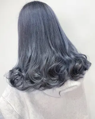 セミロング カラー 山本 将史のヘアスタイル