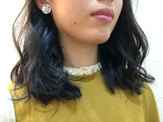 ミディアム カラー ヘアアレンジ IVY villa Suzu.のヘアスタイル