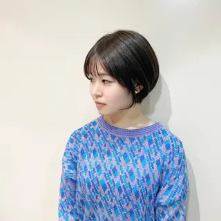 ショート パーソナルカラー lapiax阿部のヘアスタイル