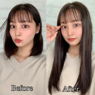 ロング プルエクステ 代表のヘアスタイル