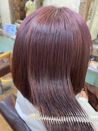 ショート カラー 🎀透明感ナチュラル ガーリー🎀yuhiのヘアスタイル