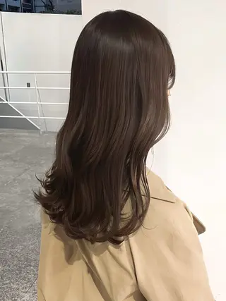 セミロング カラー Large 都筑雅人のヘアスタイル