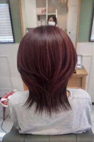 ミディアム カラー private salon   Cerisette（スリゼット）所属・Yamazaki yukaのヘアスタイル