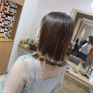 ミディアム 髪質改善特化 安東駿介のヘアスタイル
