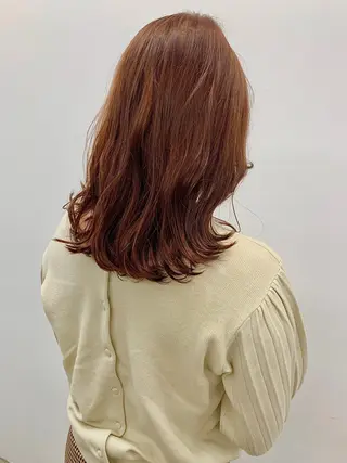 ミディアム カラー leben serikaのヘアスタイル