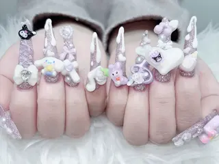ネイル MoMoA Nail ネイル長さ出し専門店のネイルデザイン