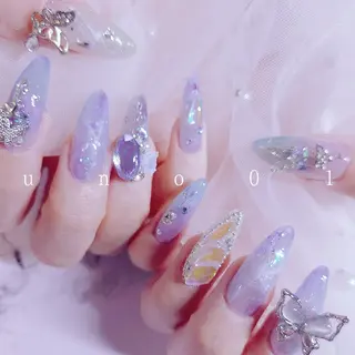 ネイル 梅田🦄中崎町🩵 u n o 0 1のネイルデザイン