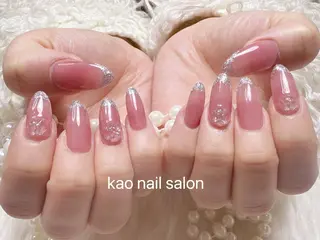 ネイル kao nail マグネット/長さだしのネイルデザイン