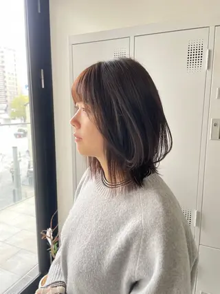 ミディアム ince hair/ miraiのヘアスタイル