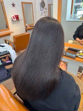 ロング パーマ 蒲田TSUJINO/ 縮毛矯正/髪質改善のヘアスタイル