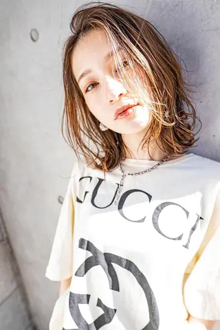 ミディアム カラー ヘアアレンジ 🎊LUZ🎊_公 式_🩵髪質改善🩵のヘアスタイル