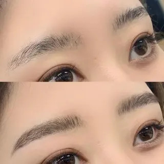 アイブロウ 【 ﾈｲﾘｽﾄ&ｱｲ ﾘｽﾄ】キヨカのネイルデザイン