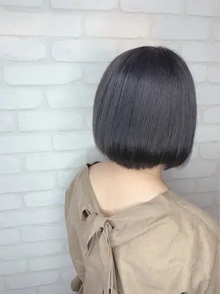 ショート カラー 透明感カラー& メンズアイブロウ専門のヘアスタイル