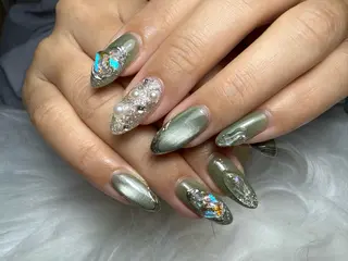 セミロング shandy nailのネイルデザイン