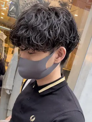 ショート パーマ メンズ SENTA✨メンズ パーマ✨fifth栄のヘアスタイル