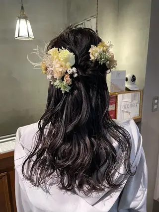 ロング ヘアアレンジ 中村 彩乃のヘアスタイル
