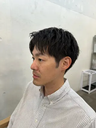 ショート メンズ 横浜/メンズ特化/ Farbe/田中颯斗のヘアスタイル