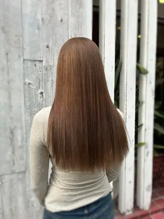 ロング カラー 梅原 姫🍬🐰のヘアスタイル
