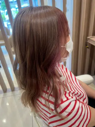 カラー まとまる艶髪艶カラー 🤍内田さわか🎀のヘアスタイル