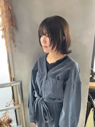 ショート ウルフ レイヤー パーマ🪐MANAのヘアスタイル