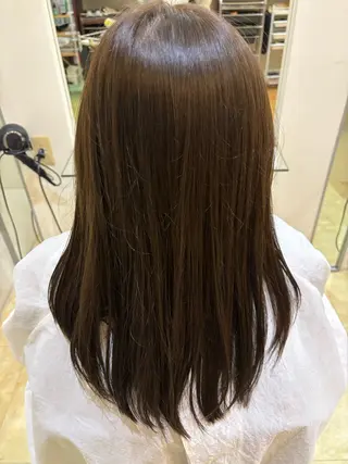 ロング カラー 亀山 来未のヘアスタイル