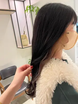 ロング 透明感カラー/似合わ せカット/大島実加永のヘアスタイル