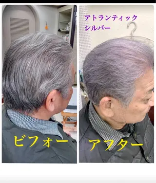 カラー 竹内 秀美のヘアスタイル