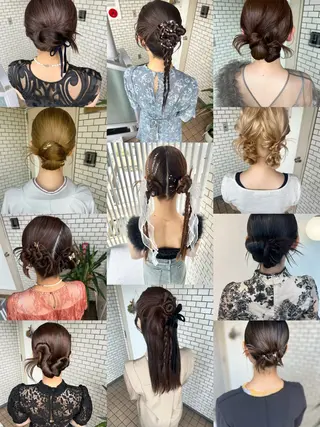 ヘアアレンジ 大人可愛いヘアメイク 💋🧚‍♀️しずかのヘアスタイル