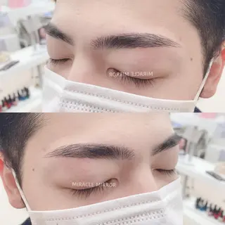 メンズ ネイル マツエク・マツパ ミラクル ミラーのマツエク・マツパデザイン