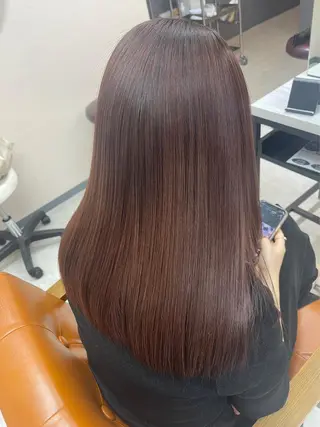 セミロング 稲垣 優奈のヘアスタイル